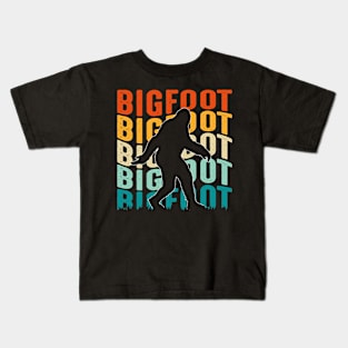 Retro Bigfoot Kids T-Shirt